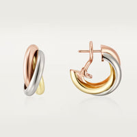 [Luna Brilliance]TRINITY ON DIAMOND CLASSIC EARRINGS