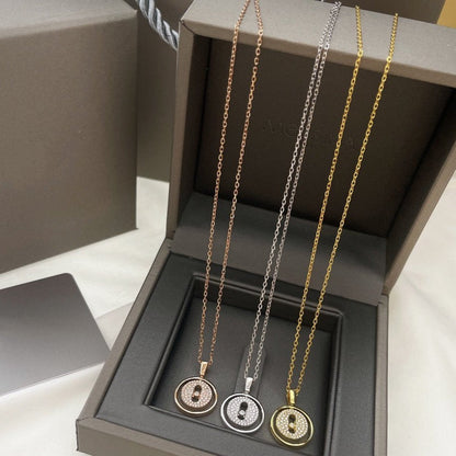 [Luna Brilliance]LUCKY MOVER PM PAVED NECKLACE