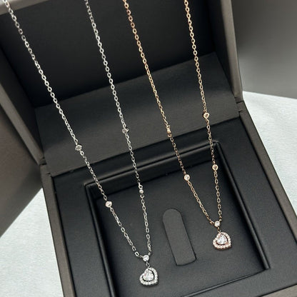 [LORA]JOY HEART DIAMOND NECKLACE