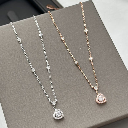 [Luna Brilliance]JOY HEART DIAMOND NECKLACE