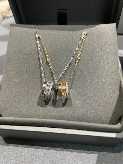 [Luna Brilliance]CHAIN MOVE ROMANE PEDAND NECKLACE
