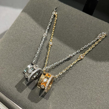 [Luna Brilliance]CHAIN MOVE ROMANE PEDAND NECKLACE