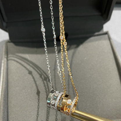 [Luna Brilliance]CHAIN MOVE ROMANE PEDAND NECKLACE