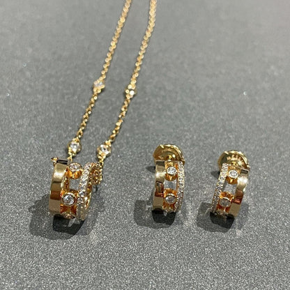 [Luna Brilliance]CHAIN MOVE ROMANE PEDAND NECKLACE