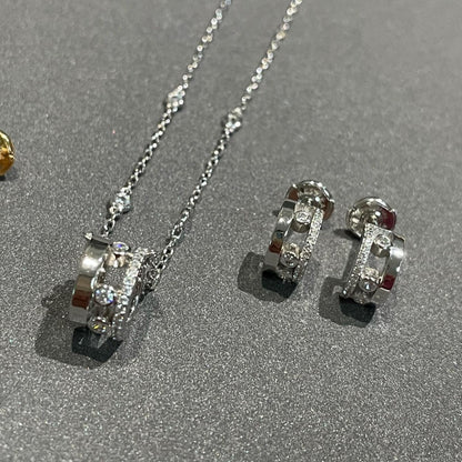 [Luna Brilliance]CHAIN MOVE ROMANE PEDAND NECKLACE