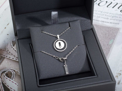 [Luna Brilliance]LUCKY MOVE PM NECKLACE SILVER DIAMOND