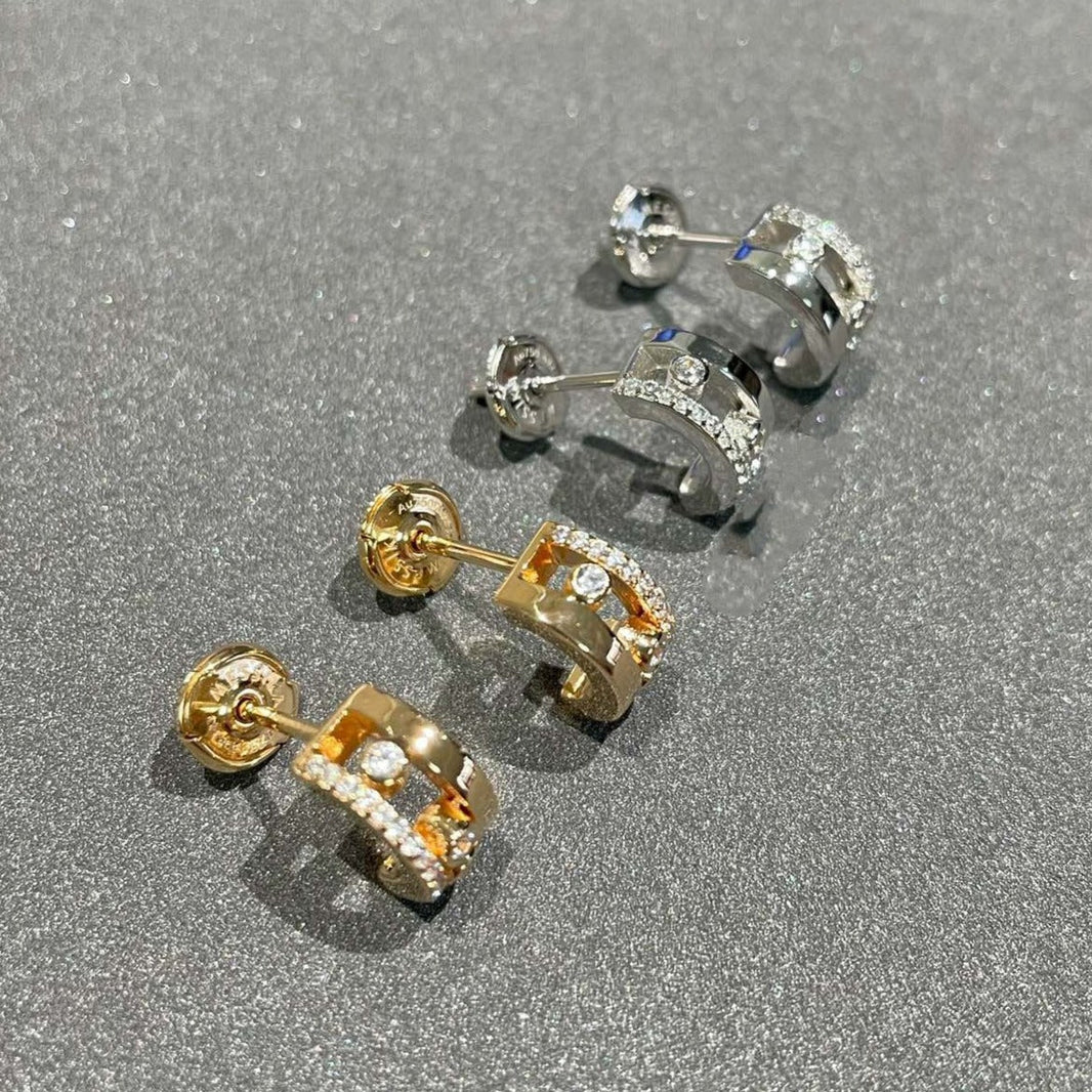 [Luna Brilliance]MOVE ROMANE EARRINGS DIAMOND