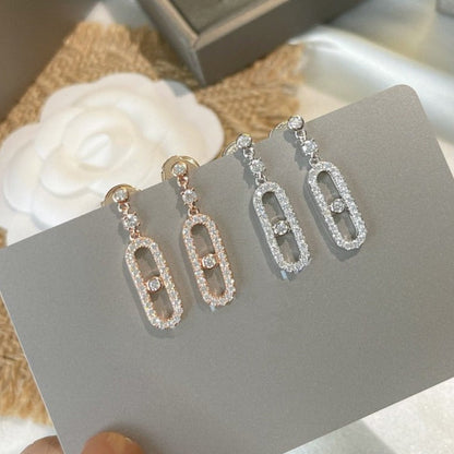 [Luna Brilliance]DORMEUSES MOVE UNO DIAMOND EARRINGS