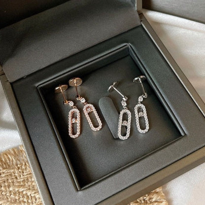 [Luna Brilliance]DORMEUSES MOVE UNO DIAMOND EARRINGS