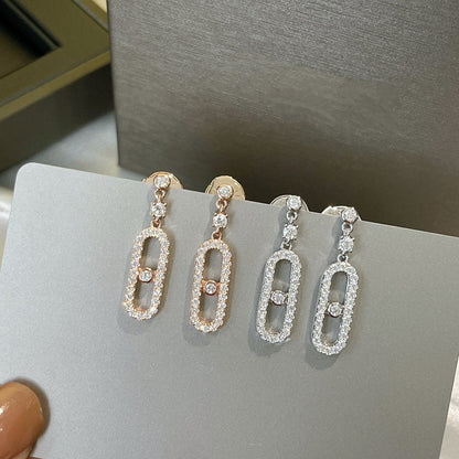[Luna Brilliance]DORMEUSES MOVE UNO DIAMOND EARRINGS