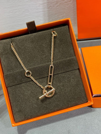 [Luna Brilliance]HM STERLING CHAINE D'ANCRE HEART