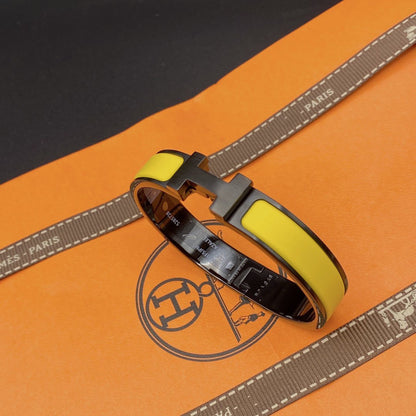 [Luna Brilliance]CLIC HM SO BLACK YELLOW BRACELET