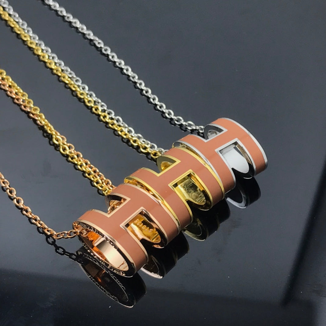 [Luna Brilliance]H NECKLACE BROWN