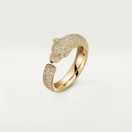 [Luna Brilliance]PANTHERE FULL DIAMOND SMALL RING