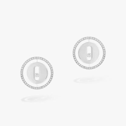 [Luna Brilliance]Lucky Move Diamond Earrings