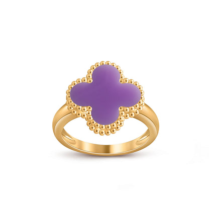 [Luna Brilliance]CLOVER RING GOLD COLLECTION