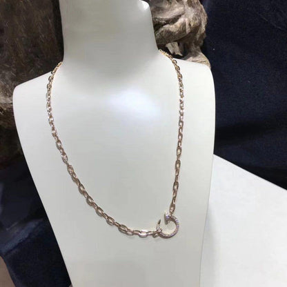 [Luna Brilliance]JUSTE NECKLACE FULL DIAMONDS