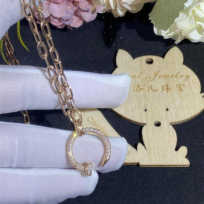 [Luna Brilliance]JUSTE NECKLACE FULL DIAMONDS