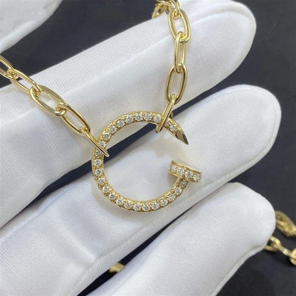 [Luna Brilliance]JUSTE NECKLACE FULL DIAMONDS