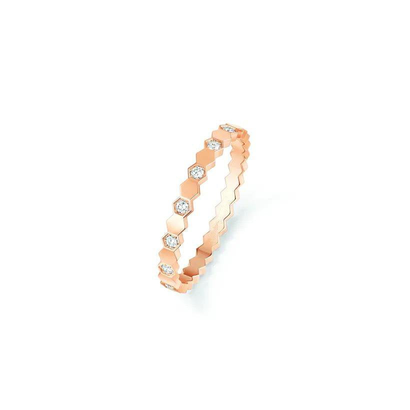 [Luna Brilliance]BEE LOVE RING PINK GOLD DIAMOND