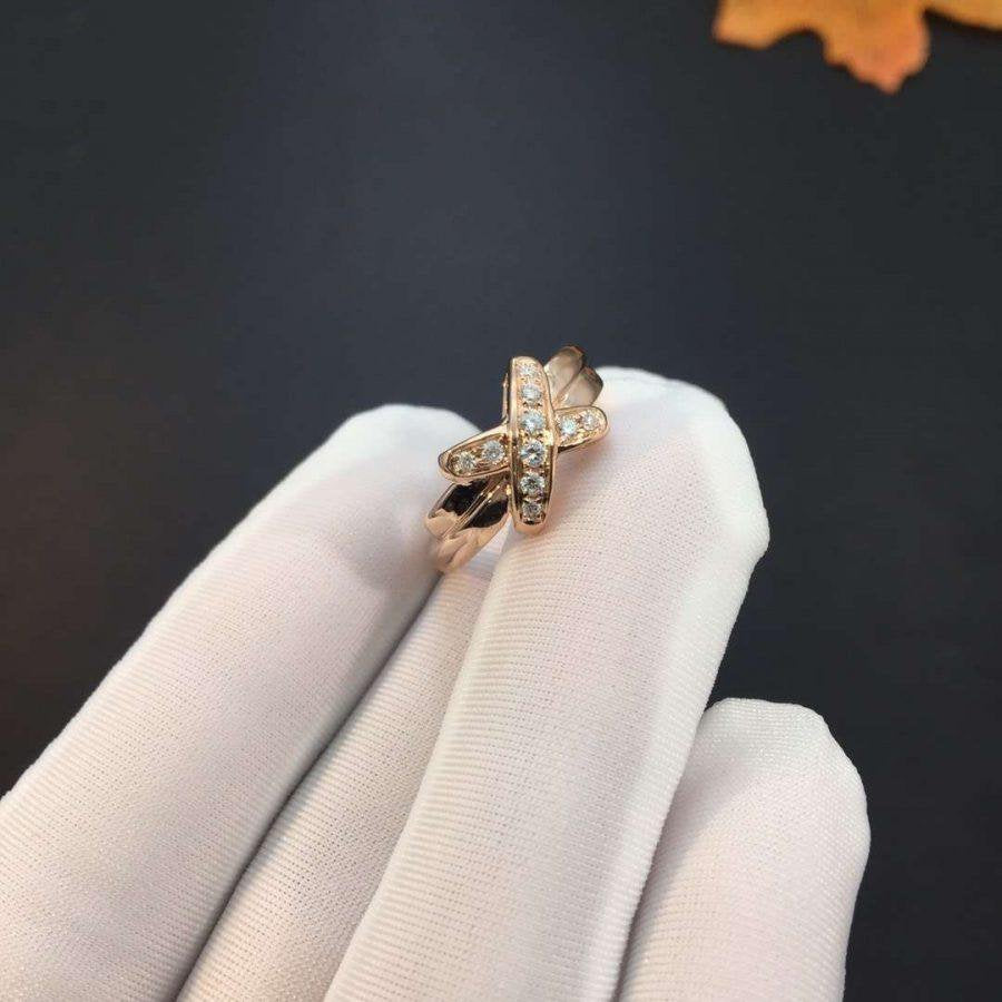 [Luna Brilliance]JEUX DE PINK GOLD DIAMOND RING