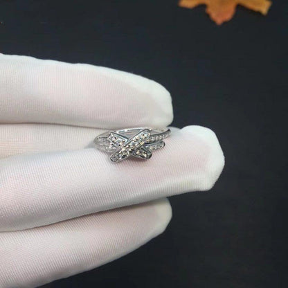 [Luna Brilliance]JEUX DE SILVER DIAMOND RING