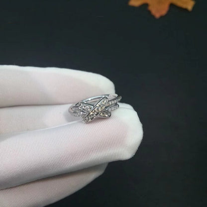 [Luna Brilliance]JEUX DE SILVER DIAMOND RING