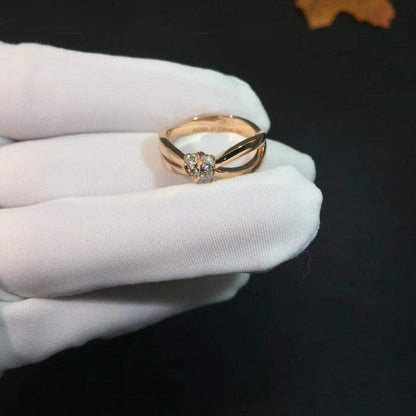 [Luna Brilliance]LIENS RING PINK GOLD DIAMOND