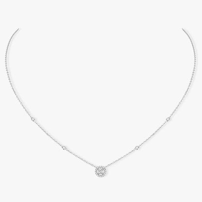 [Luna Brilliance]Diamond Necklace 0,20ct Brilliant Shape Joy