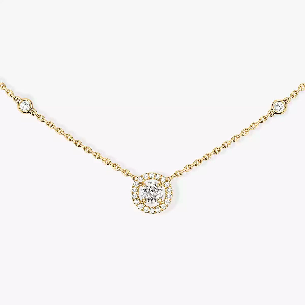 [Luna Brilliance]Diamond Necklace 0,20ct Brilliant Shape Joy