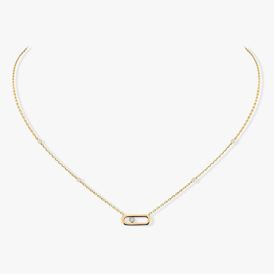 [LORA]MOVE UNO DIAMOND NECKLACE