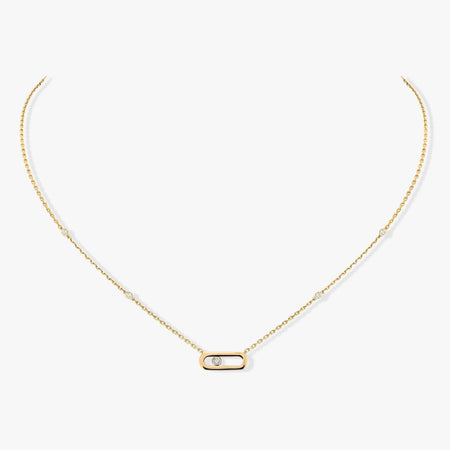 [Luna Brilliance]MOVE UNO DIAMOND NECKLACE