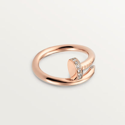 [Luna Brilliance]JUSTE RING 2.6MM HALF DIAMOND