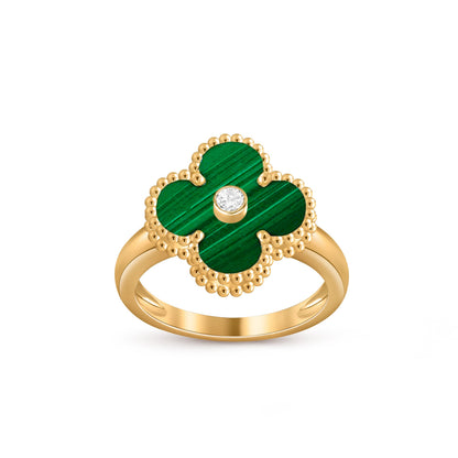 [Luna Brilliance]CLOVER DIAMOND RING GOLD COLLECTION