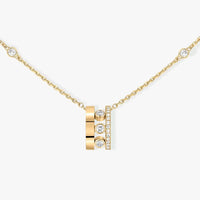 [Luna Brilliance]CHAIN MOVE ROMANE PEDAND NECKLACE