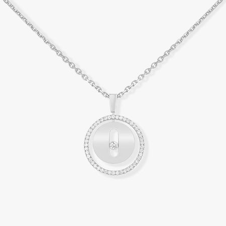 [Luna Brilliance]LUCKY MOVE PM NECKLACE SILVER DIAMOND