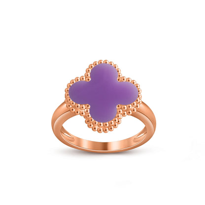 [LUXE]CLOVER RING ROSE GOLD COLLECTION