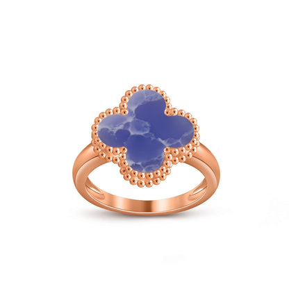 [Luna Brilliance]CLOVER RING ROSE GOLD COLLECTION