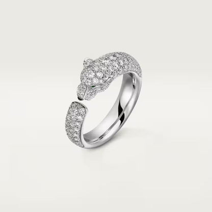 [Luna Brilliance]PANTHERE FULL DIAMOND SMALL RING
