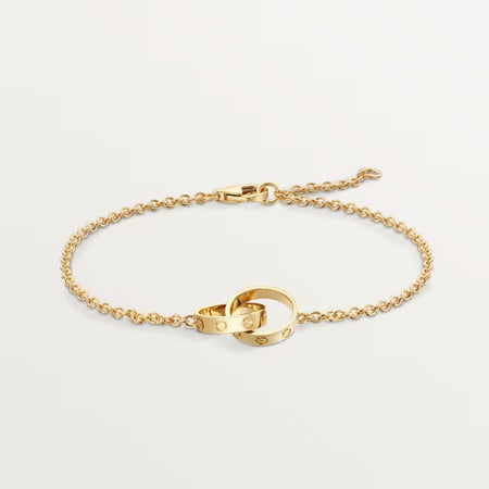 [Luna Brilliance]LOVE BRACELET DOUBLE RING