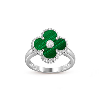 [Luna Brilliance]CLOVER SILVER DIOMND RING COLLECTION
