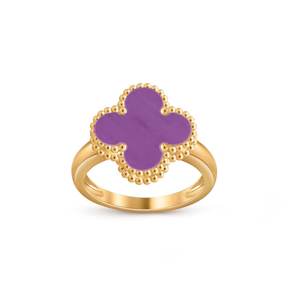 [Luna Brilliance]CLOVER RING GOLD COLLECTION