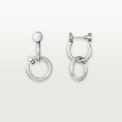[Luna Brilliance]JUSTE NO DIAMOND DOUBLE EARRINGS