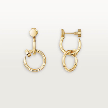 [Luna Brilliance]JUSTE NO DIAMOND DOUBLE EARRINGS