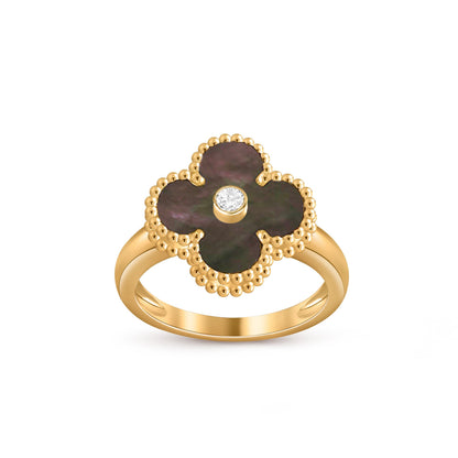 [Luna Brilliance]CLOVER DIAMOND RING GOLD COLLECTION