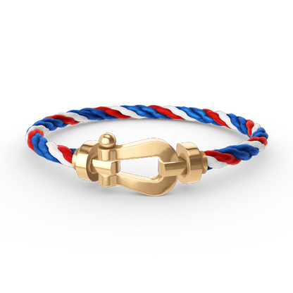 [Luna Brilliance]FORCE LARGE HORSESHOE NO DIAMOND BRACELET GOLD