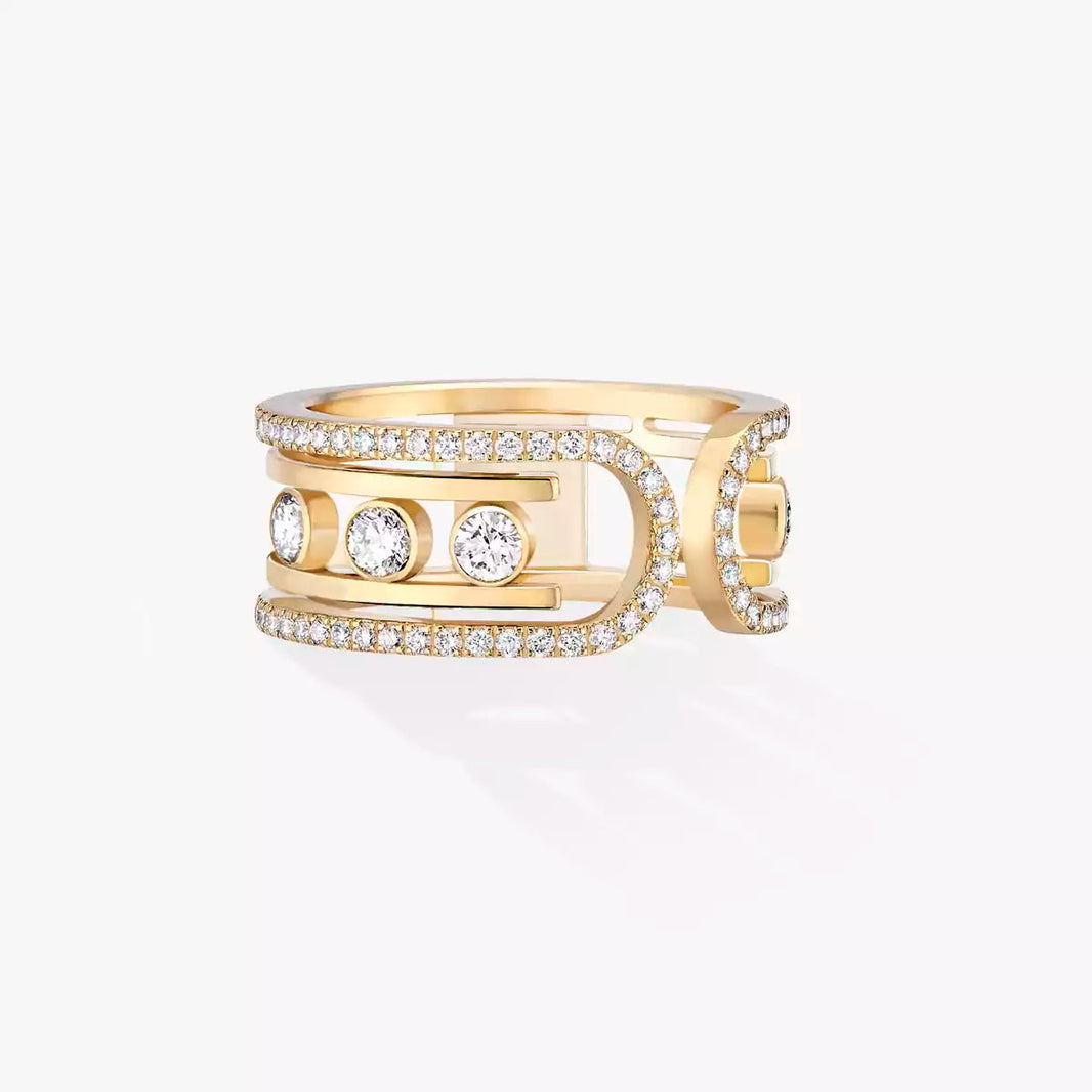 [Luna Brilliance]Move 10th Diamond Ring in Gold