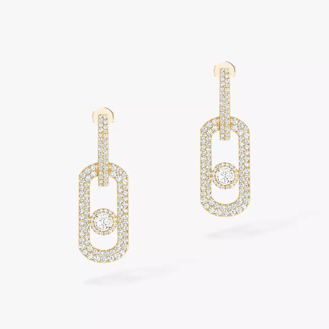 [Luna Brilliance]So Move XL Pave_-Set Diamond Pendant Earrings