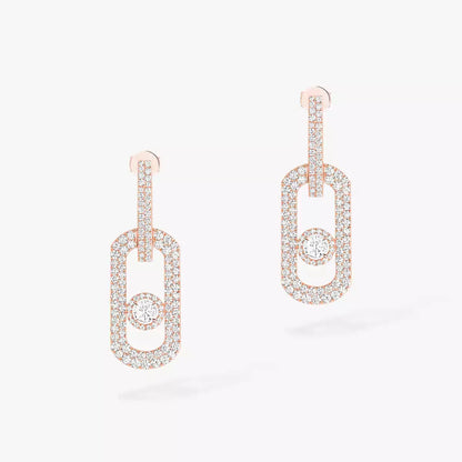 [Luna Brilliance]So Move XL Pave_-Set Diamond Pendant Earrings