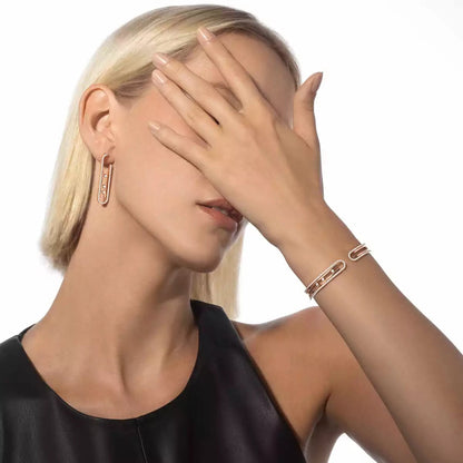 [Luna Brilliance]Diamond Pendant Earrings Move 10Th
